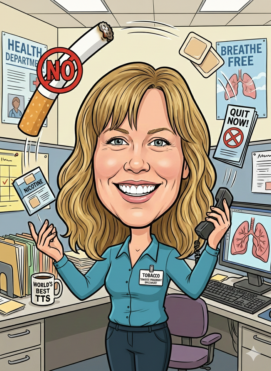 cartoon image of DeAnn