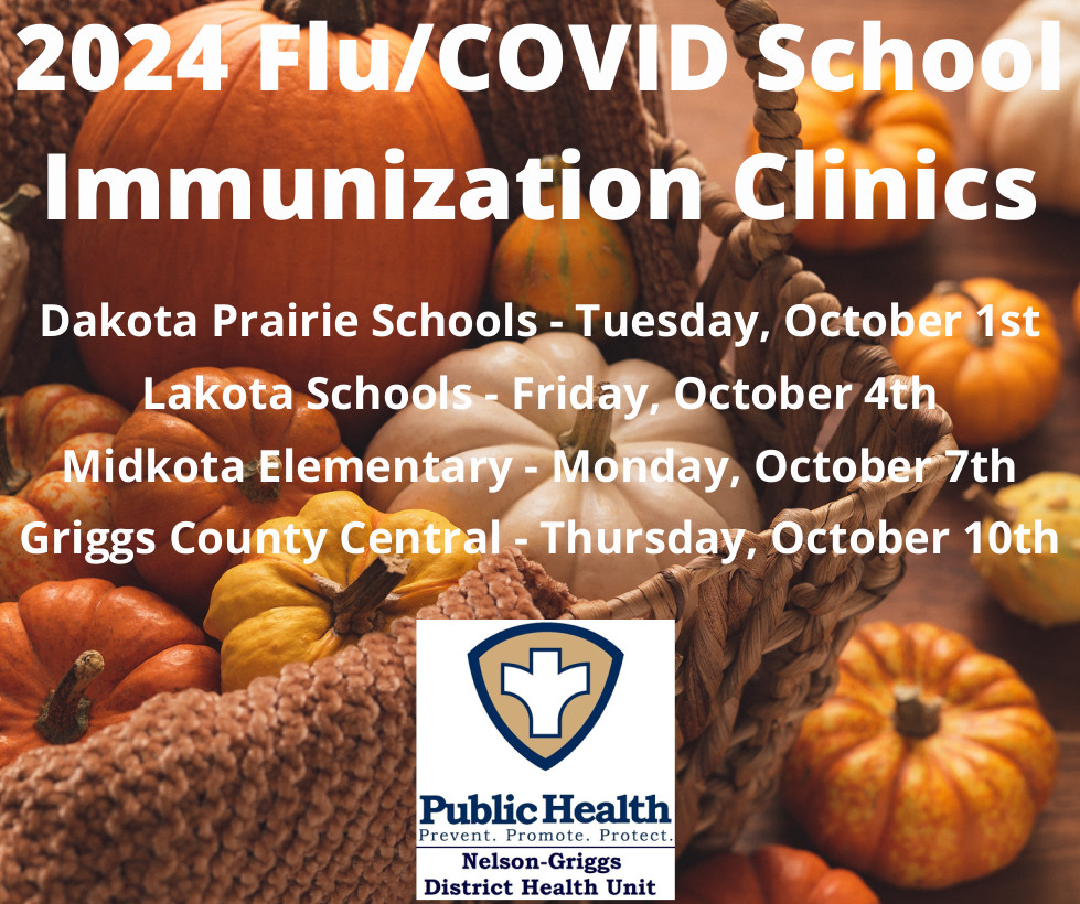 2024 Flu and COVID School Immunization Clinic Dates